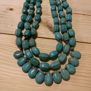 Silpada turquoise statement necklace